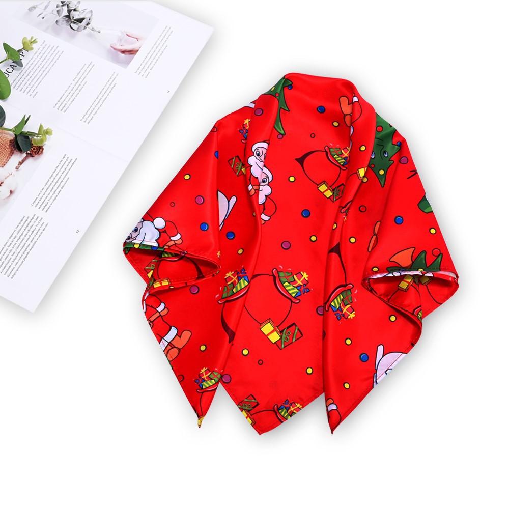 Polyester Christmas scarf Polyester Christmas scarf