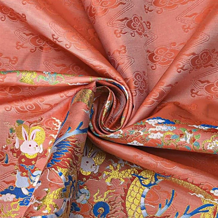 YiLi Jacquard Horse Face Fabric: Dragon Inspired Design