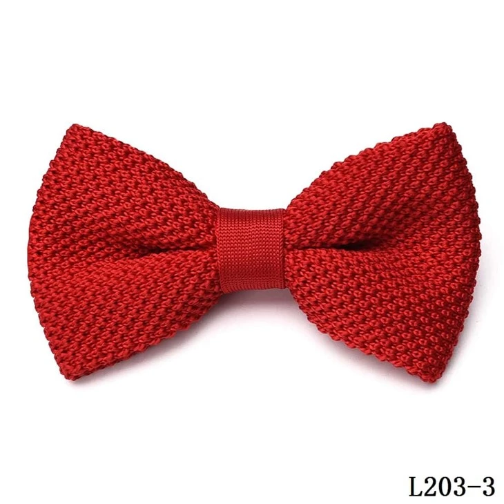 Knitted Bowtie Orange